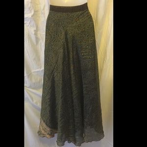 green skirt